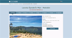 Desktop Screenshot of lanovka-medvedin.cz