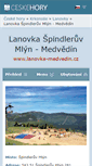 Mobile Screenshot of lanovka-medvedin.cz